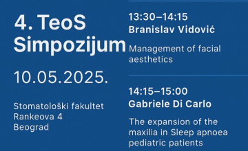 Dr Vidović predavač na 4. TEOS simpozijumu