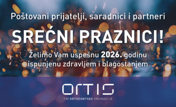 Srećne praznike želi vam ORTIS tim